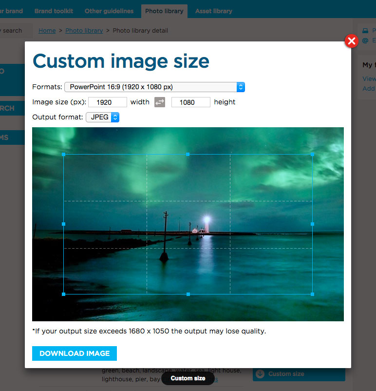Export Custom Image Sizes Formats - News