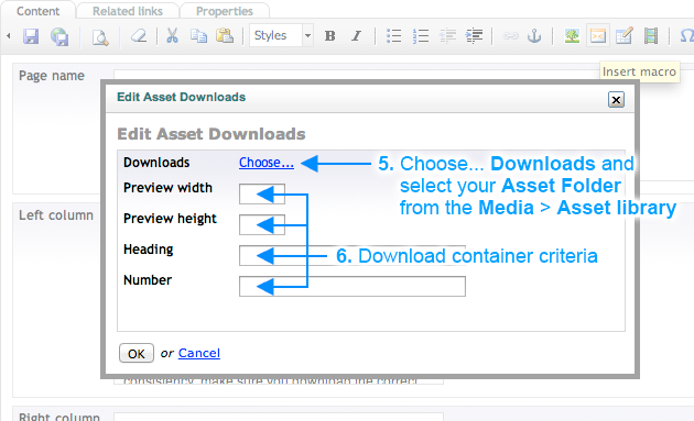 Brand Toolbox Asset Library Add a document to an individual page (Steps 5-6)
