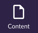 Settings bar icons - Content
