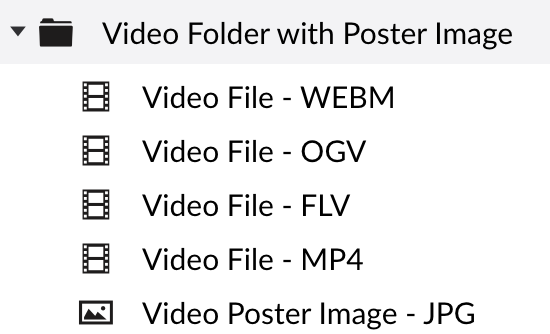 Video folder example