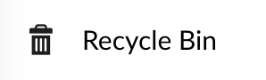 Recycle Bin Content Tree Node