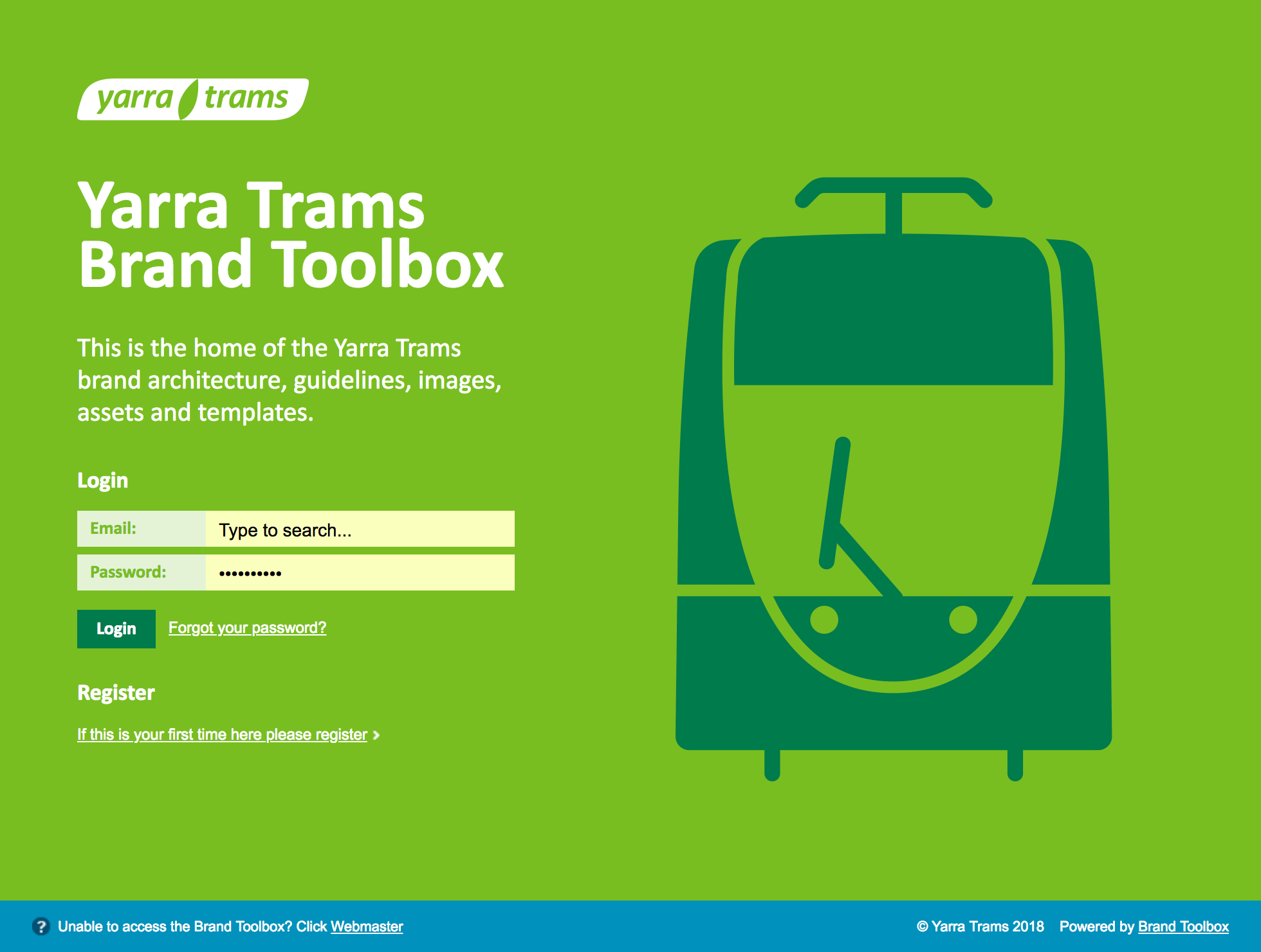 Yarra Trams - Login