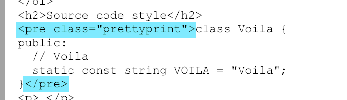 Source Code Style Image Html Snippet