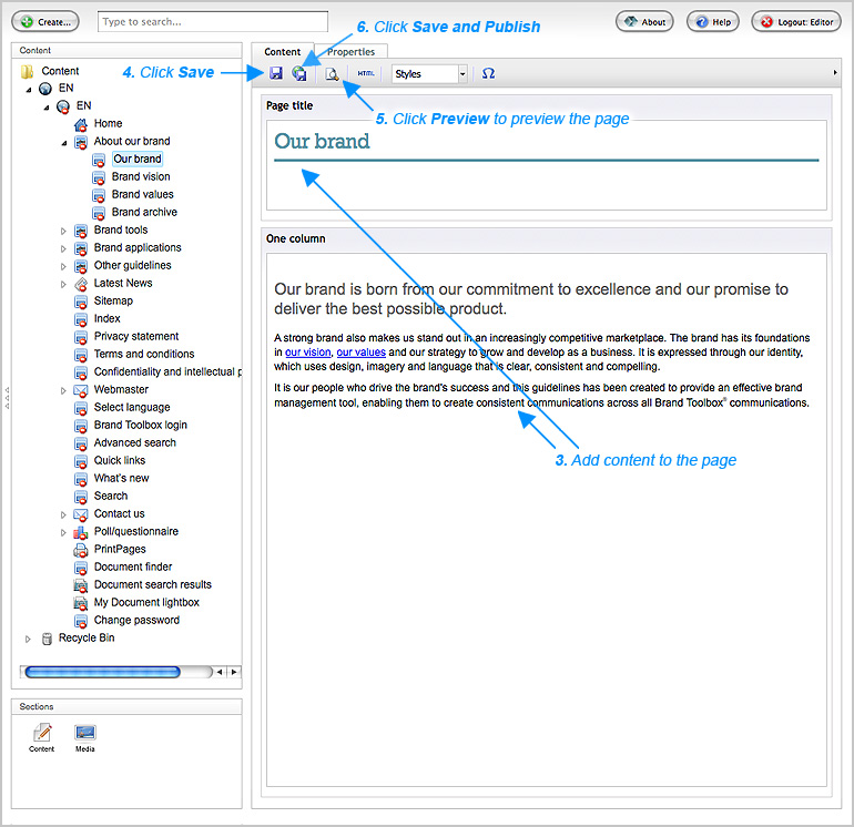 Brand Toolbox create save and publish (c)