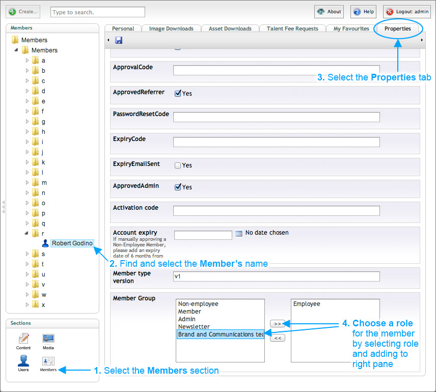 Brand Toolbox Escalating registrant to Brand and Comms team