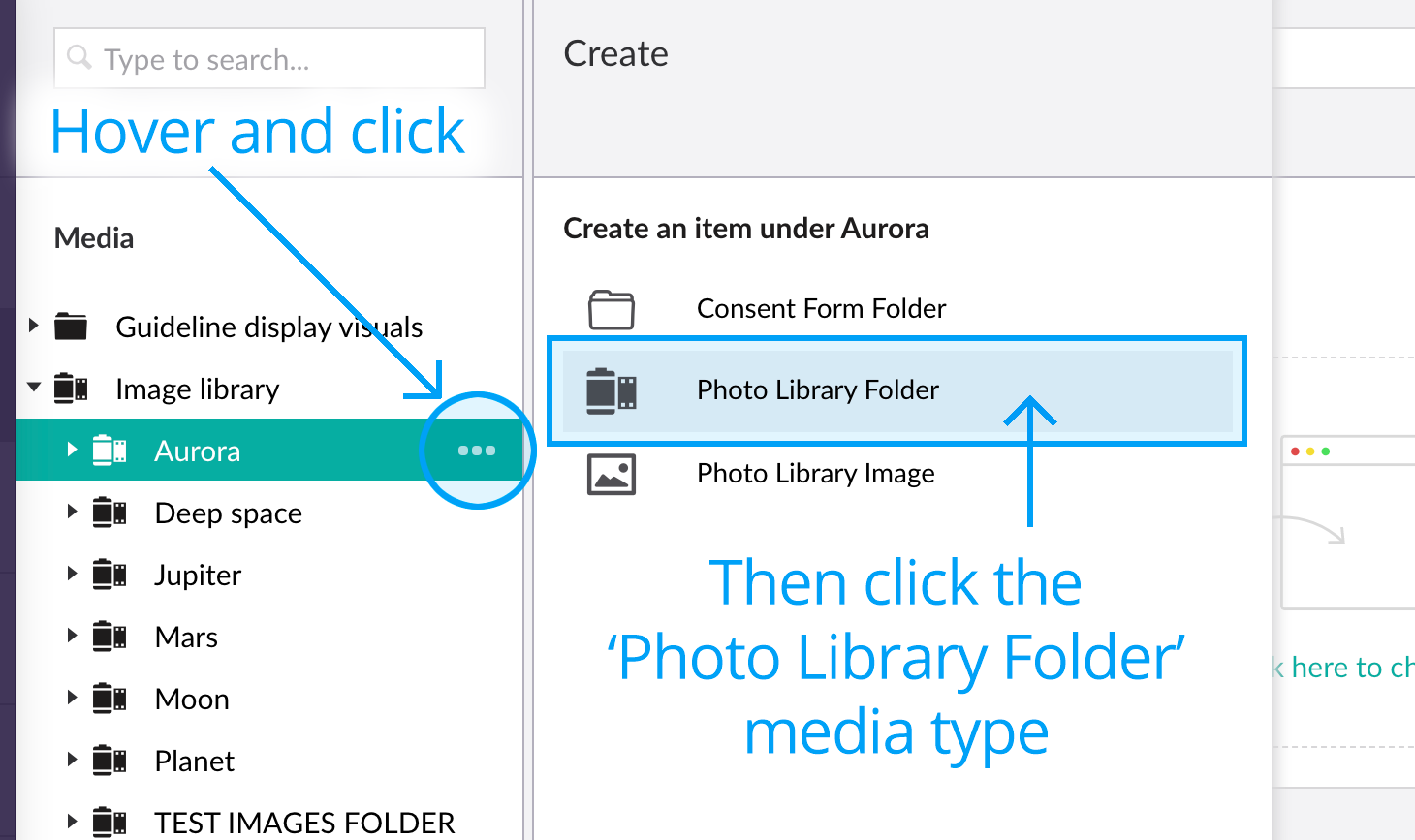 Create a Photo Library Folder